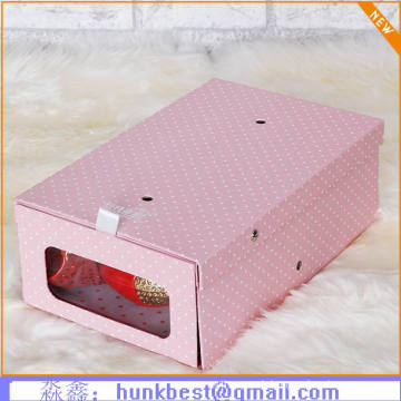 Customized Logo Print Corrugated Shoe Packaging Box